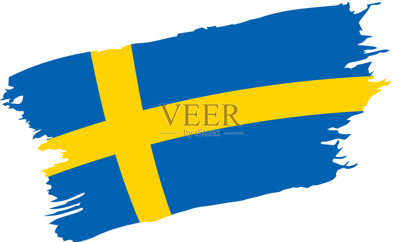 瑞典的国旗设计元素图片