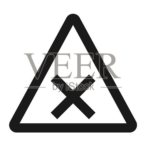 十字路口标志线标志交通和道路标志图标素材