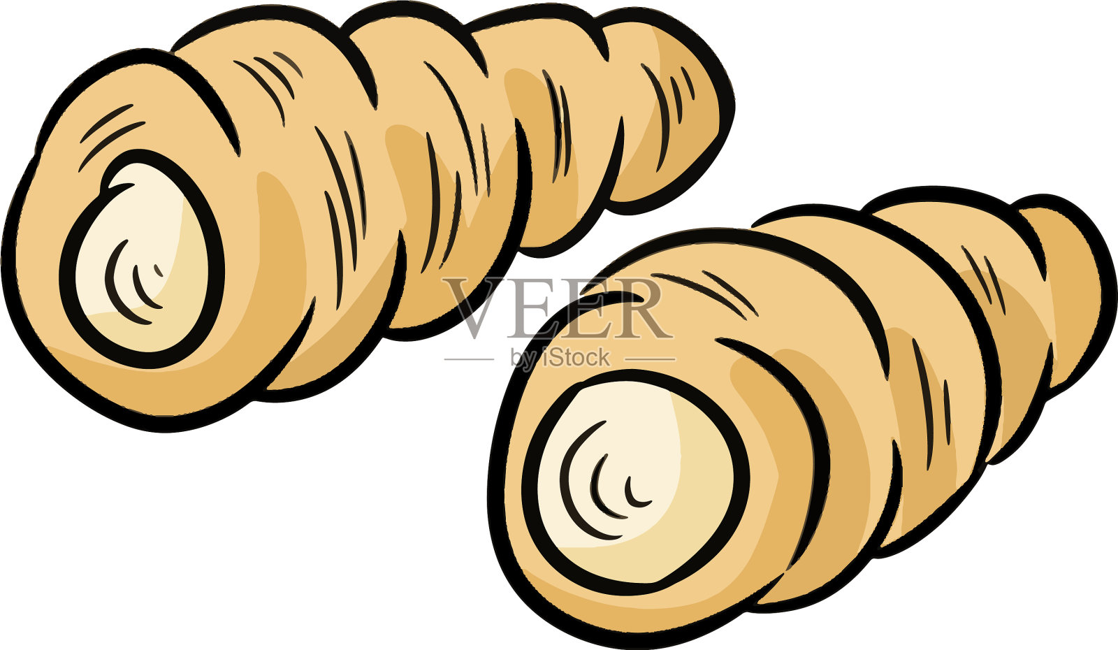 涂着鲜奶油的管子五颜六色设计元素图片