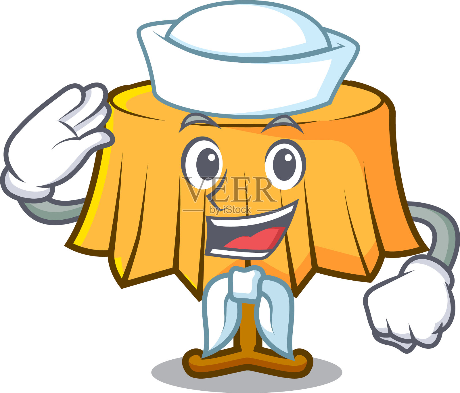 水手桌布人物卡通设计元素图片