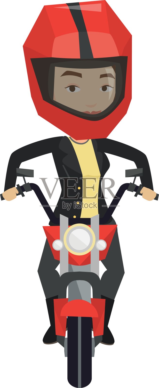 晚上骑摩托车的女人设计元素图片