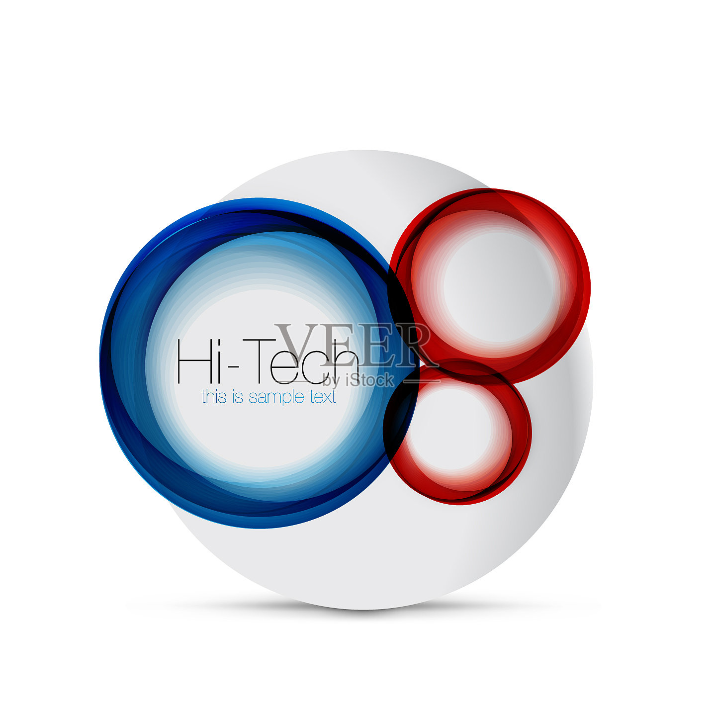 圆网页布局-数字技术球-网页设计元素图片