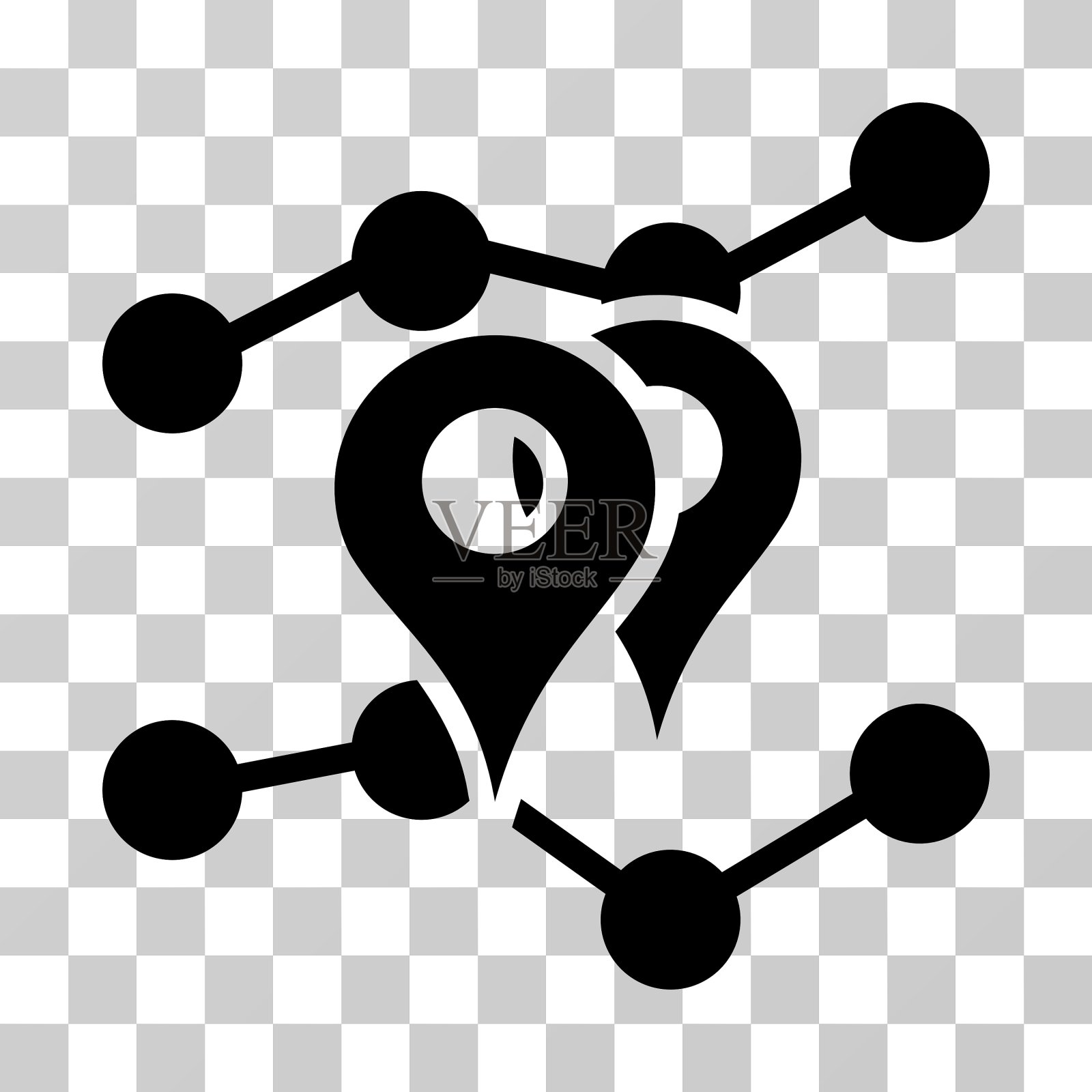 地理趋势图标图标素材