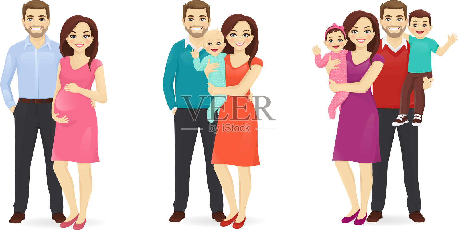 全家福集设计元素图片