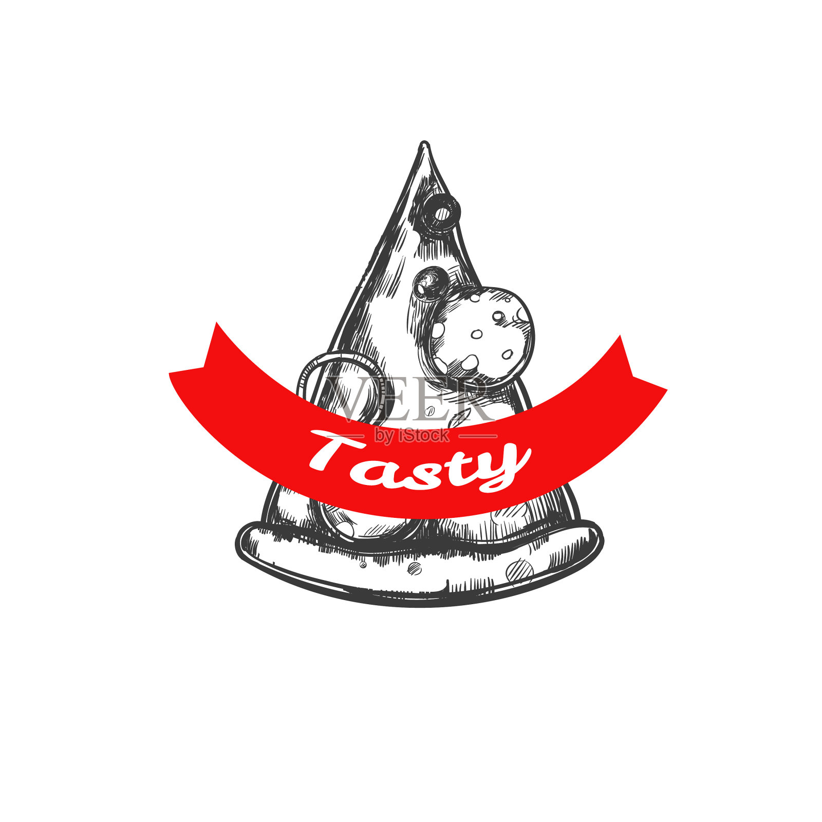 披萨片象征设计元素图片