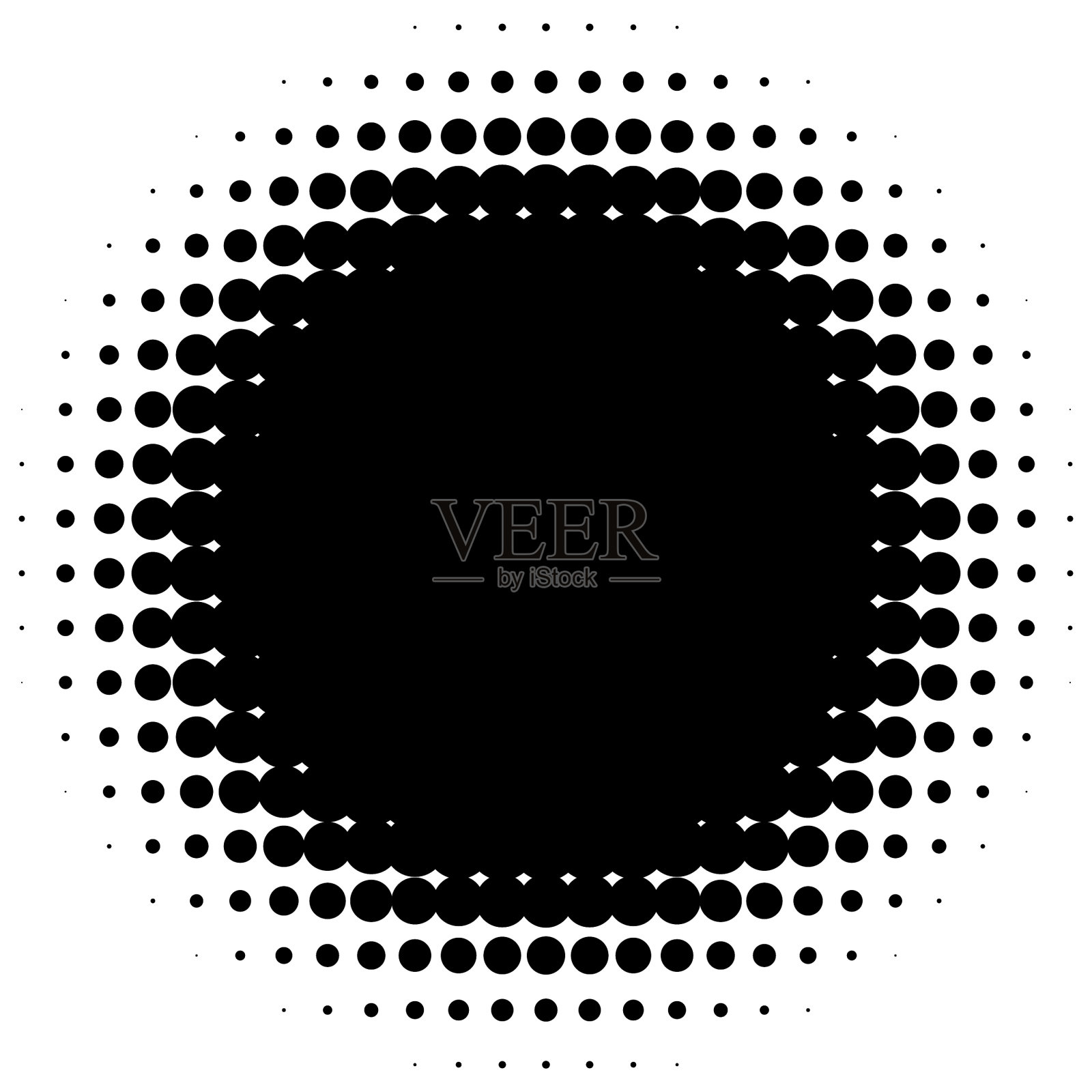 半色调元素抽象几何图形用插画图片素材