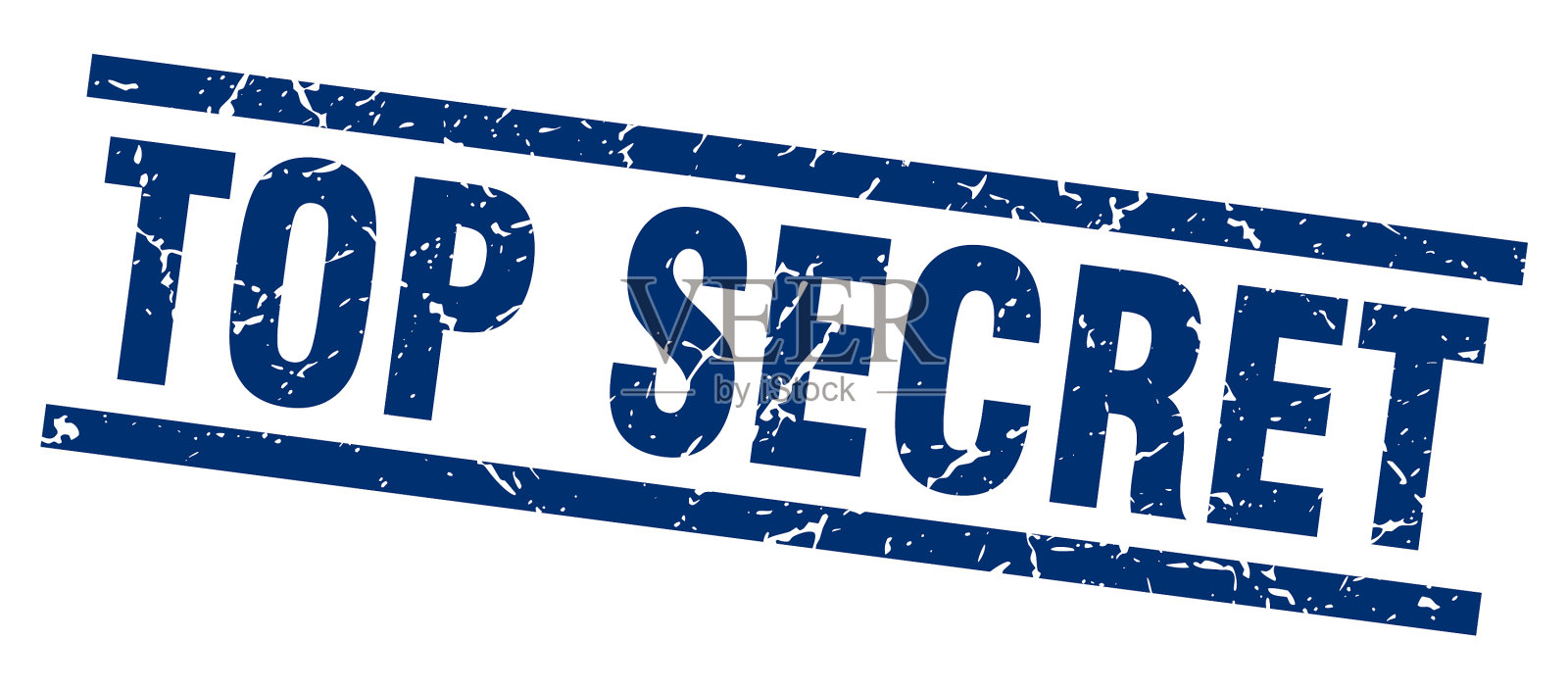 方形垃圾蓝色绝密邮票插画图片素材