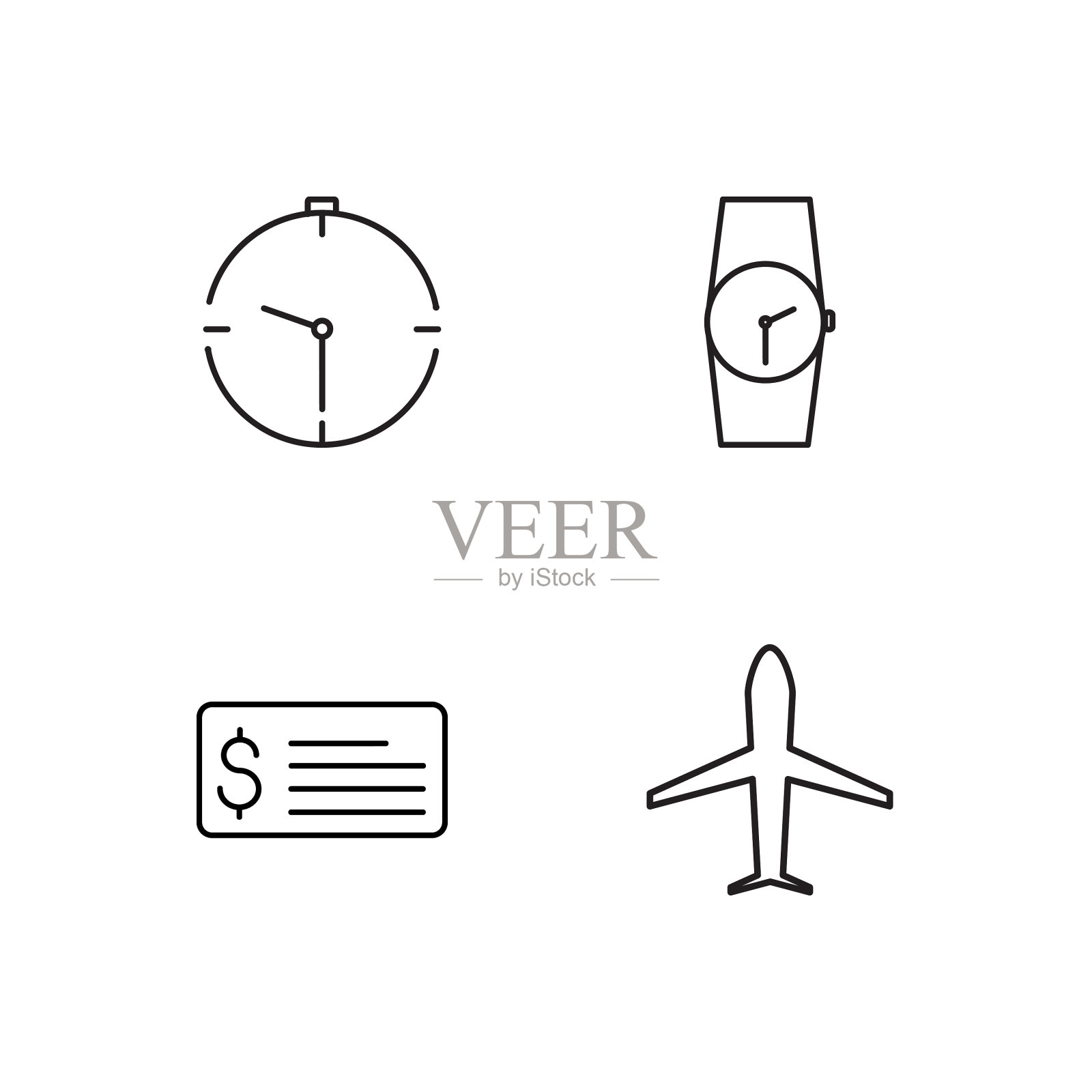 业务简单概述图标集图标素材