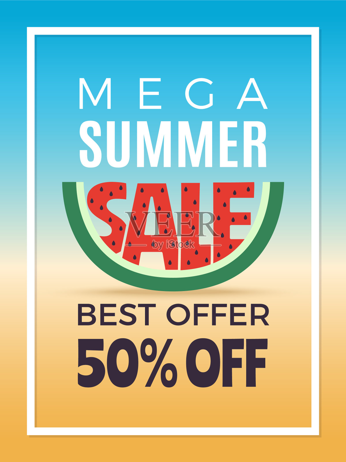 夏季促销广告模板设计设计元素图片