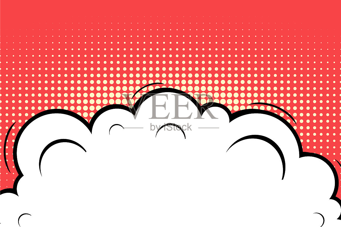 抽象创意概念漫画波普艺术插画图片素材