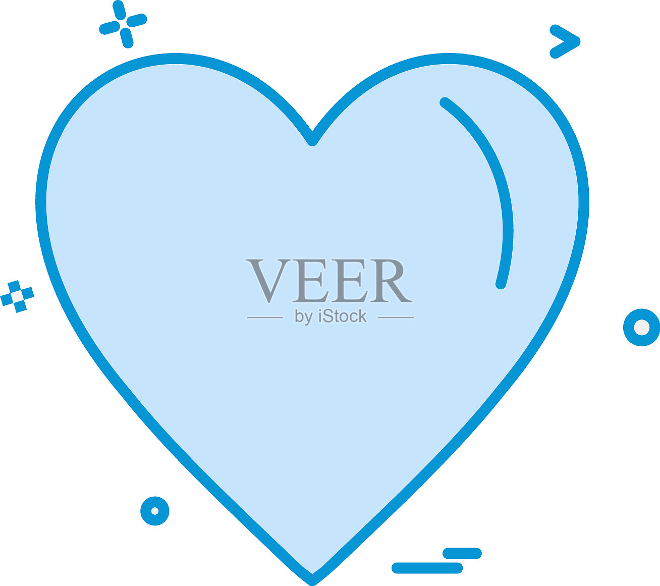 心脏图标设计插画图片素材