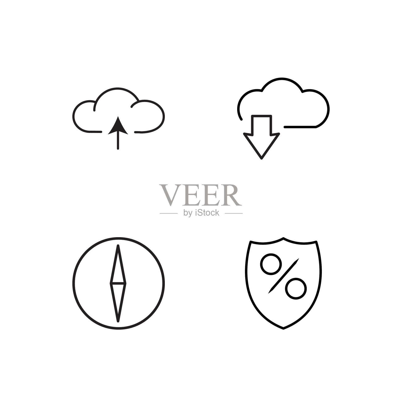 业务简单概述图标集图标素材