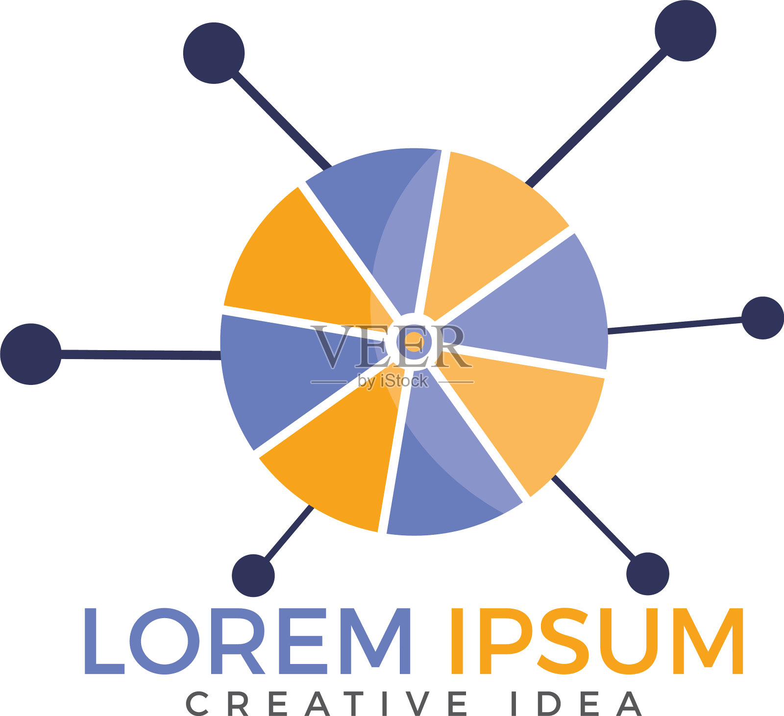 摘要技术标志网络标志设计元素图片