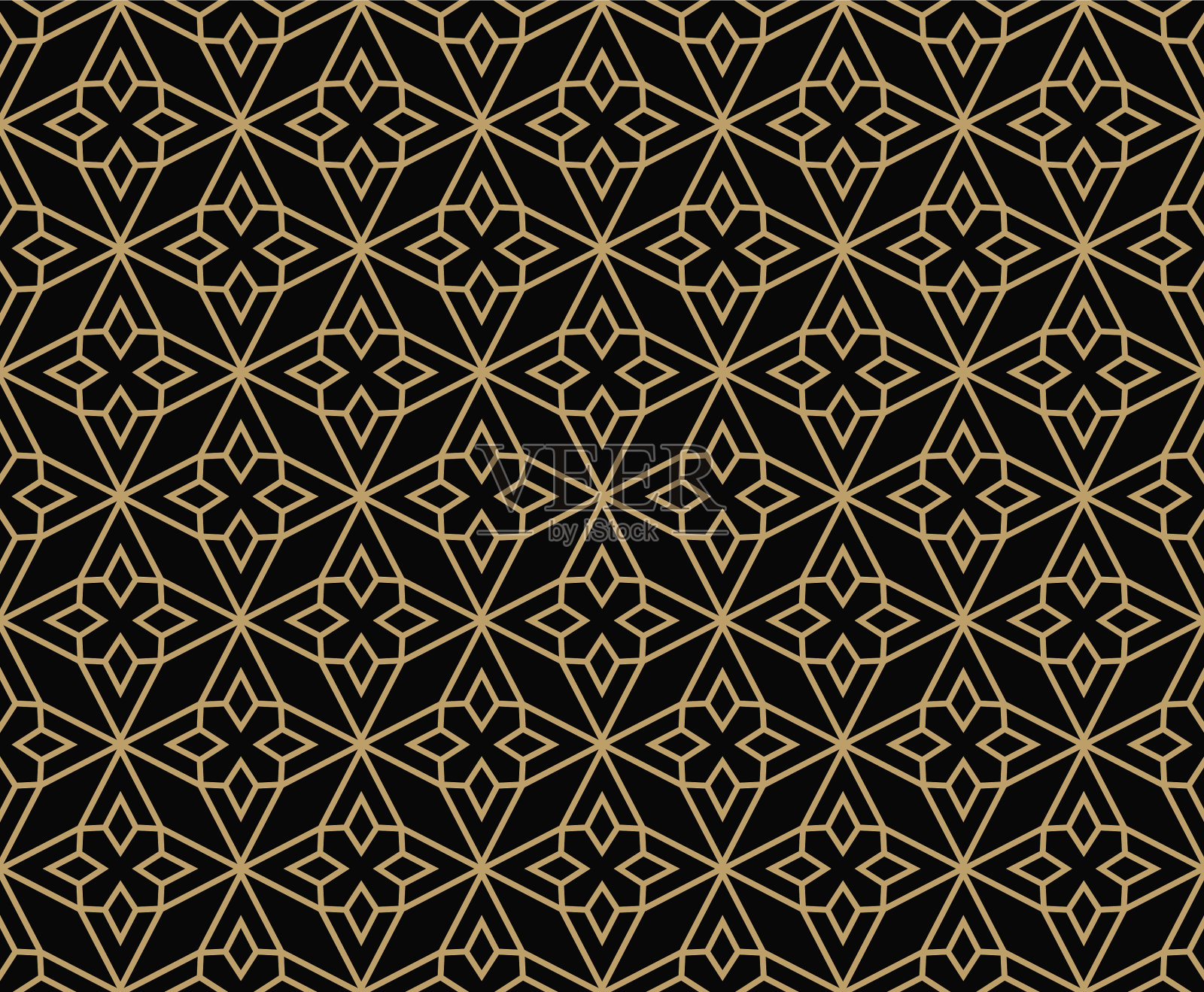 几何线条装饰无缝图案现代插画图片素材