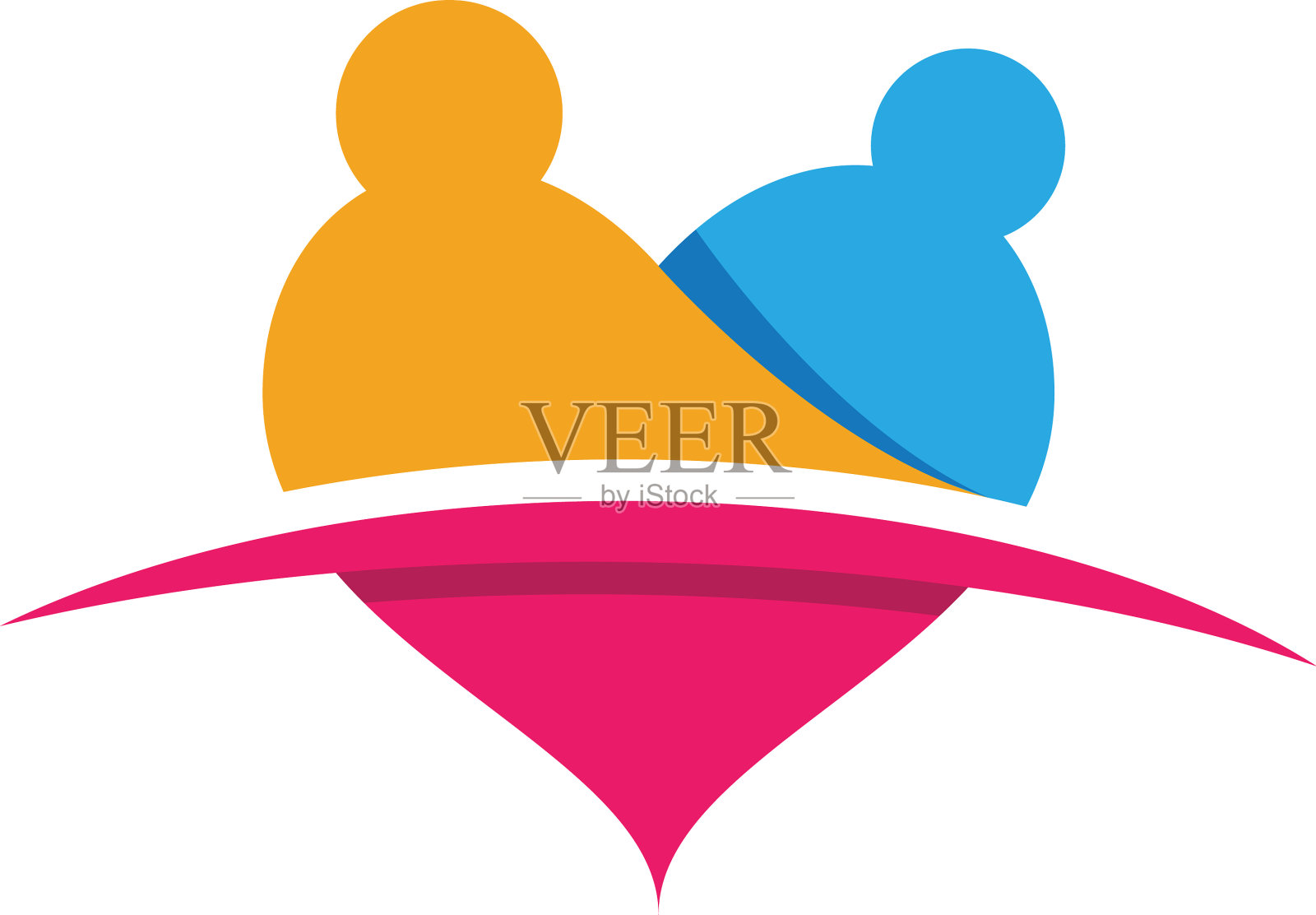 社区护理标志模板图标素材