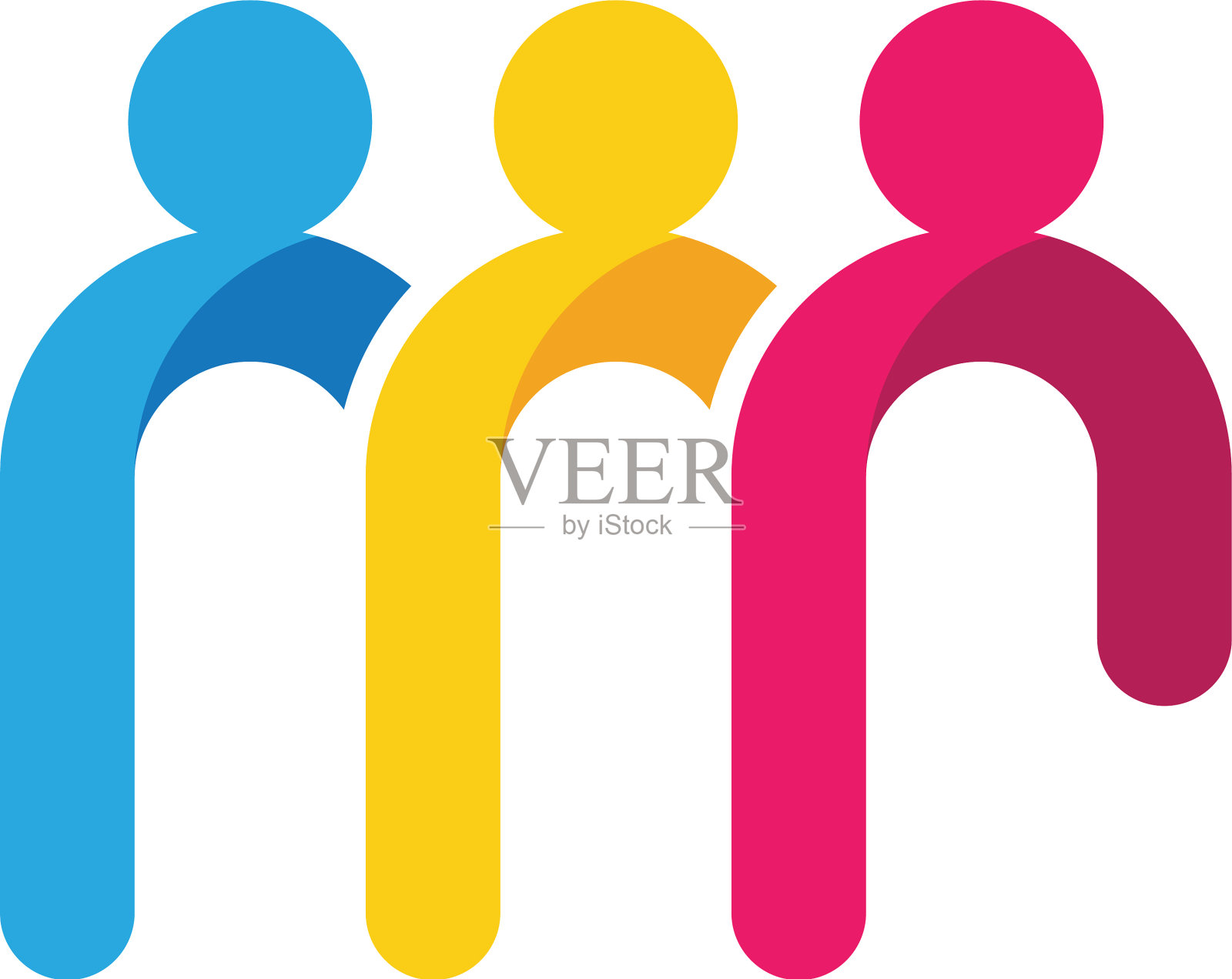 社区护理标志模板图标素材