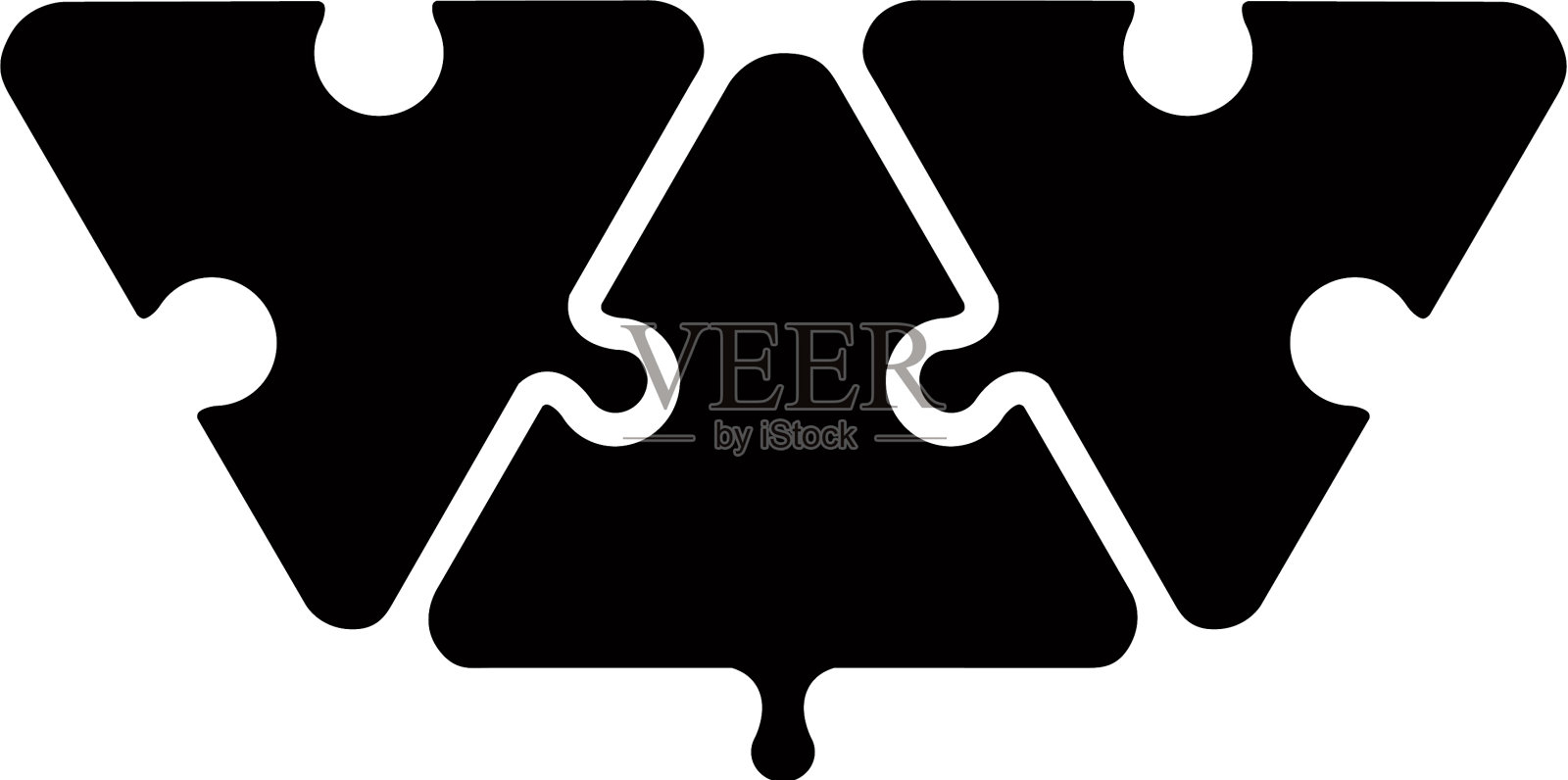 团队合作概念形象插画图片素材