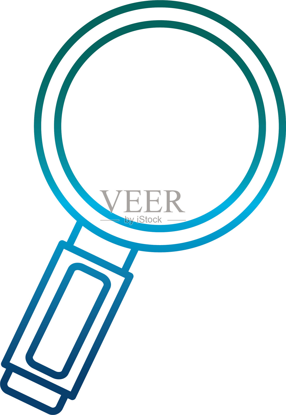 放大镜图标插画图片素材