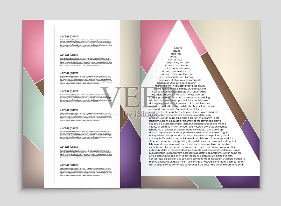 抽象布局的艺术背景设置插画图片素材