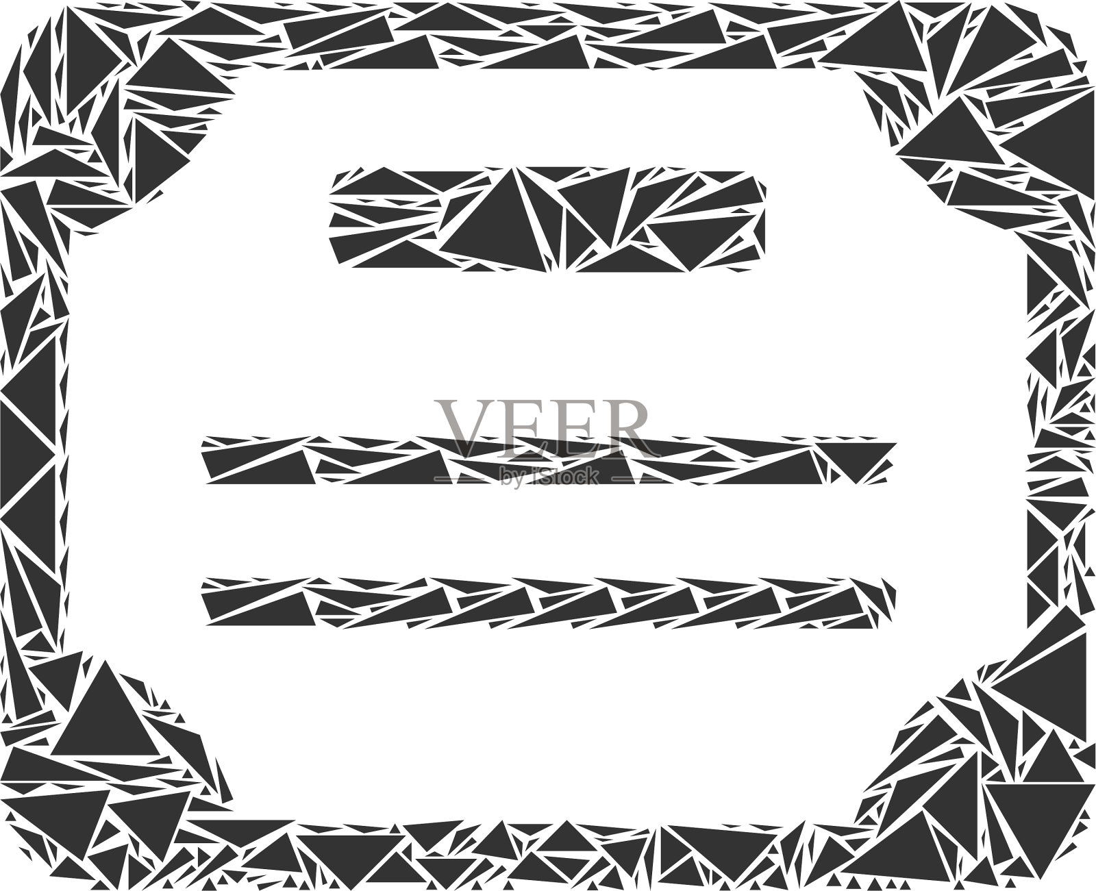 三角形拼接插画图片素材