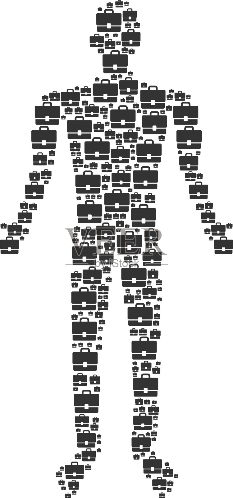 情况下男人图插画图片素材