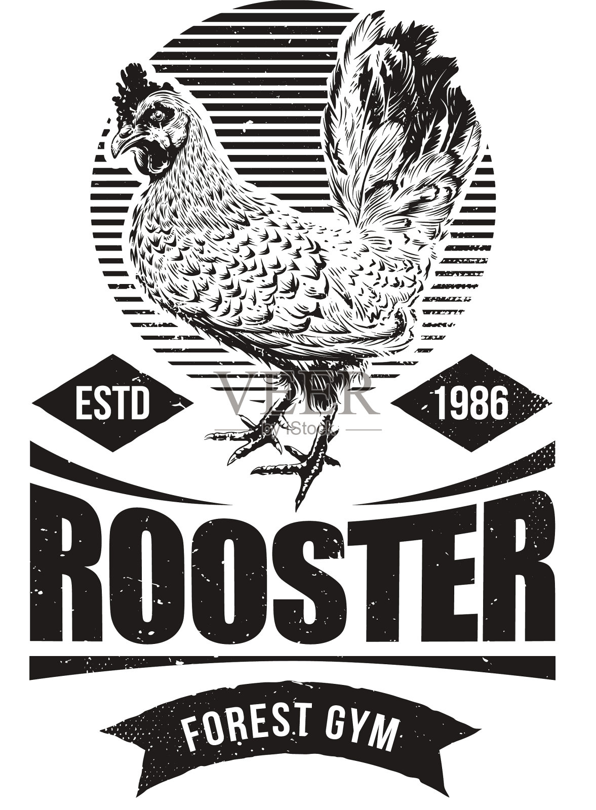 战斗鸡设计设计元素图片