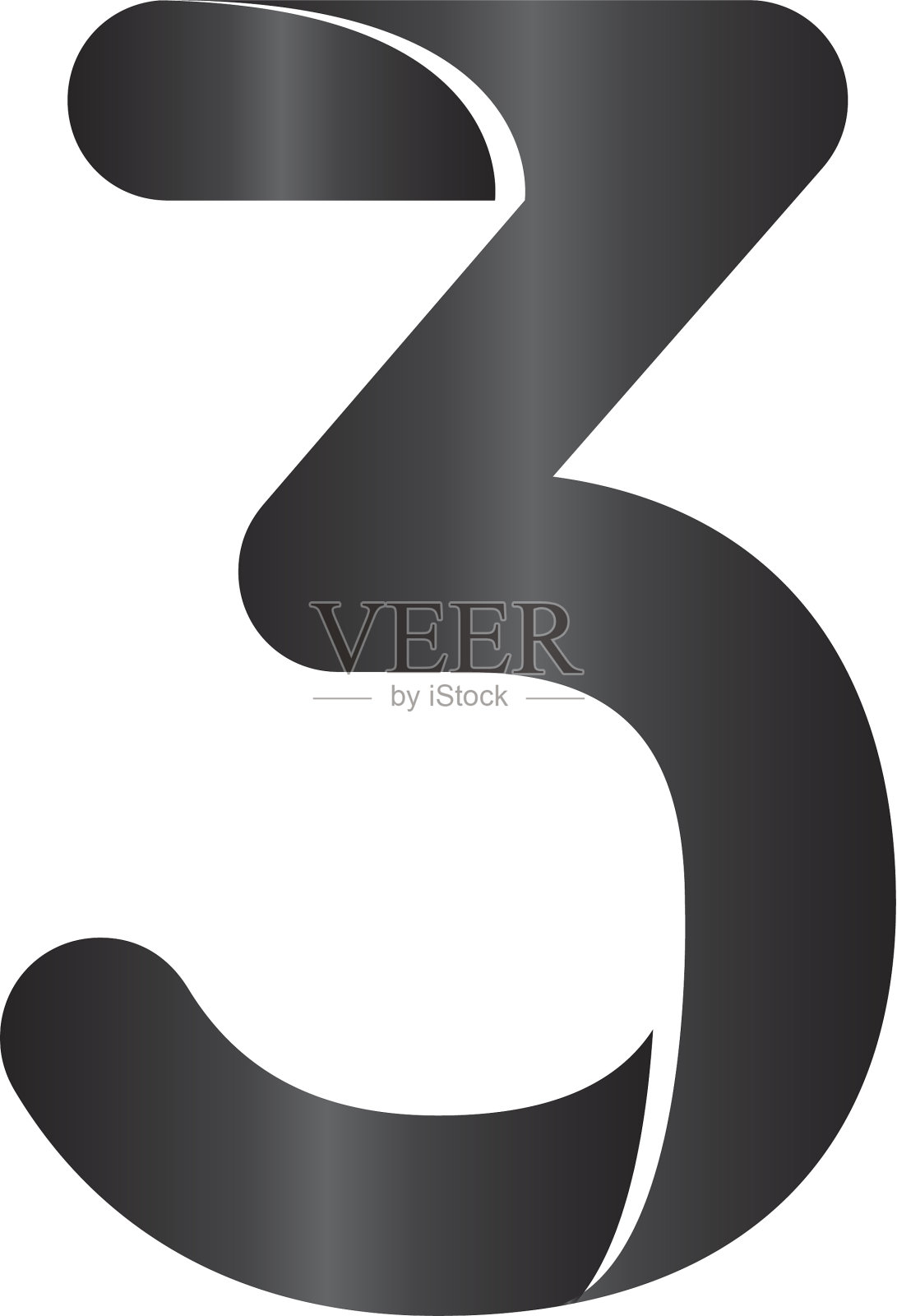 彩色数字标志图标模板设计元素图片