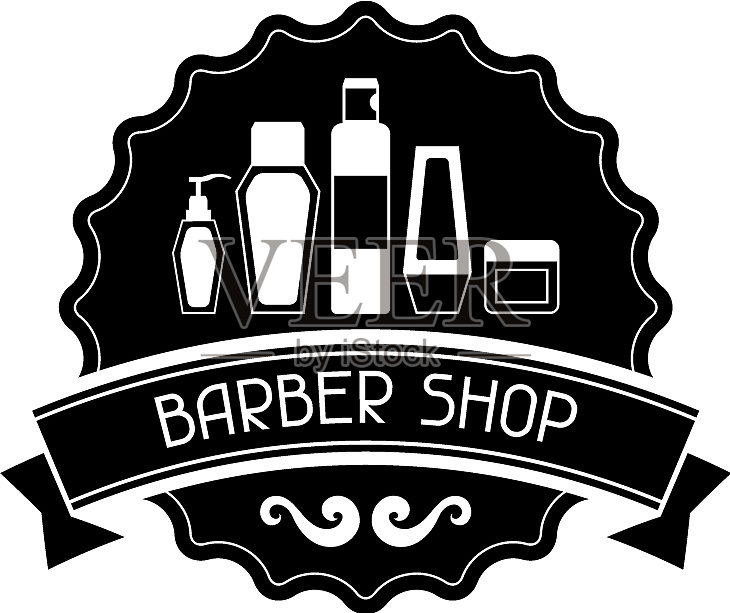 理发店的标志图标素材