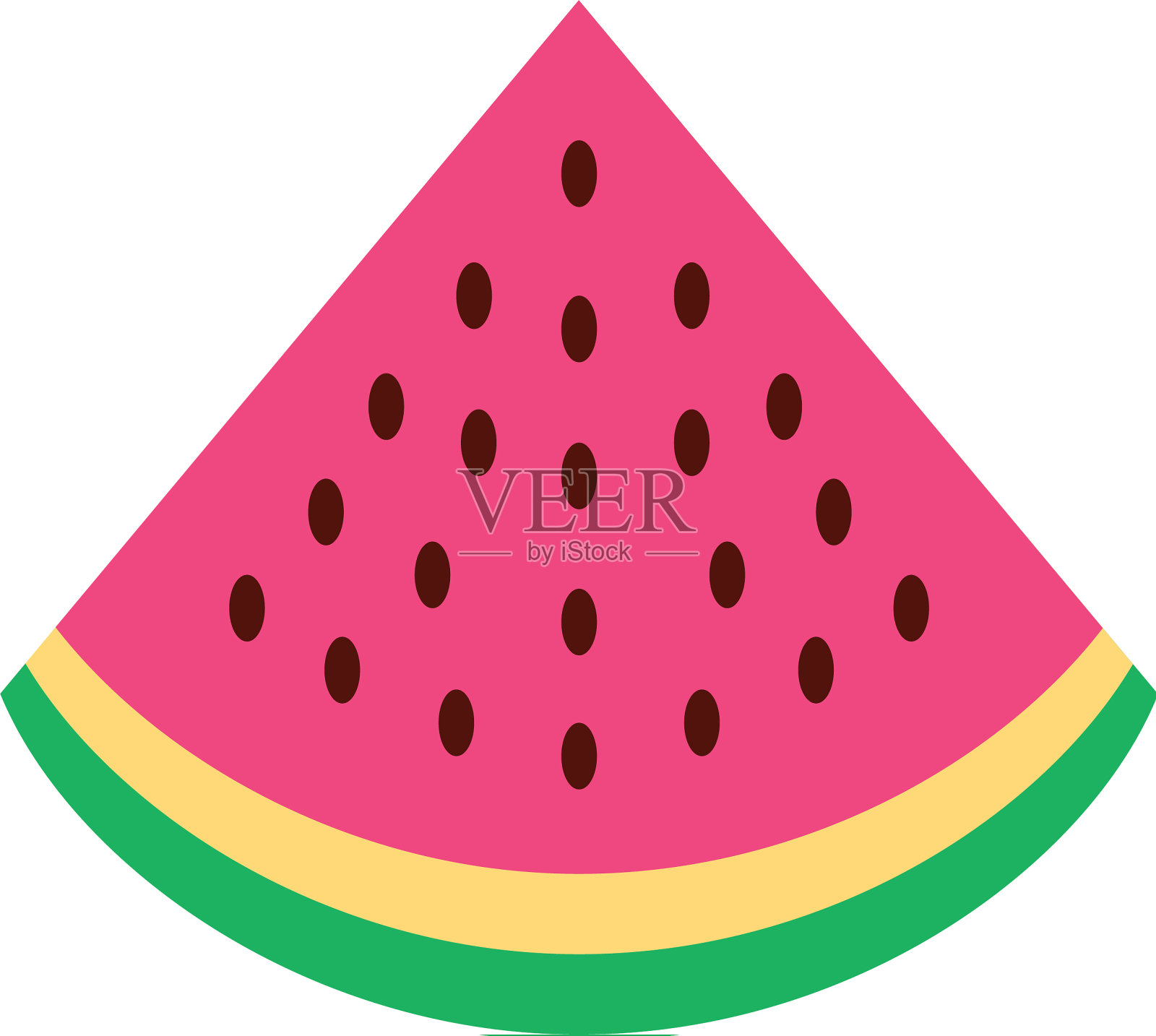西瓜,热带和异国水果设计元素图片