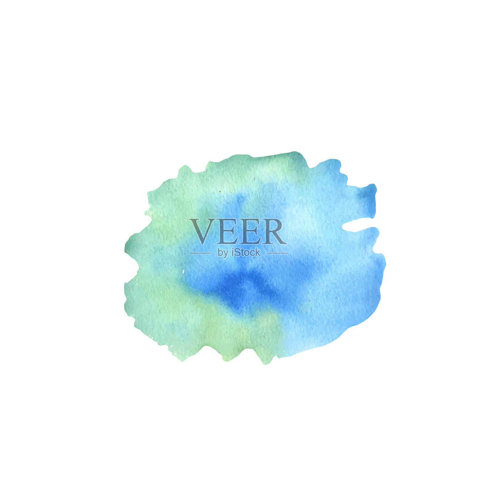 及水彩纹理。现代平面设计。手绘横幅。向量插画图片素材