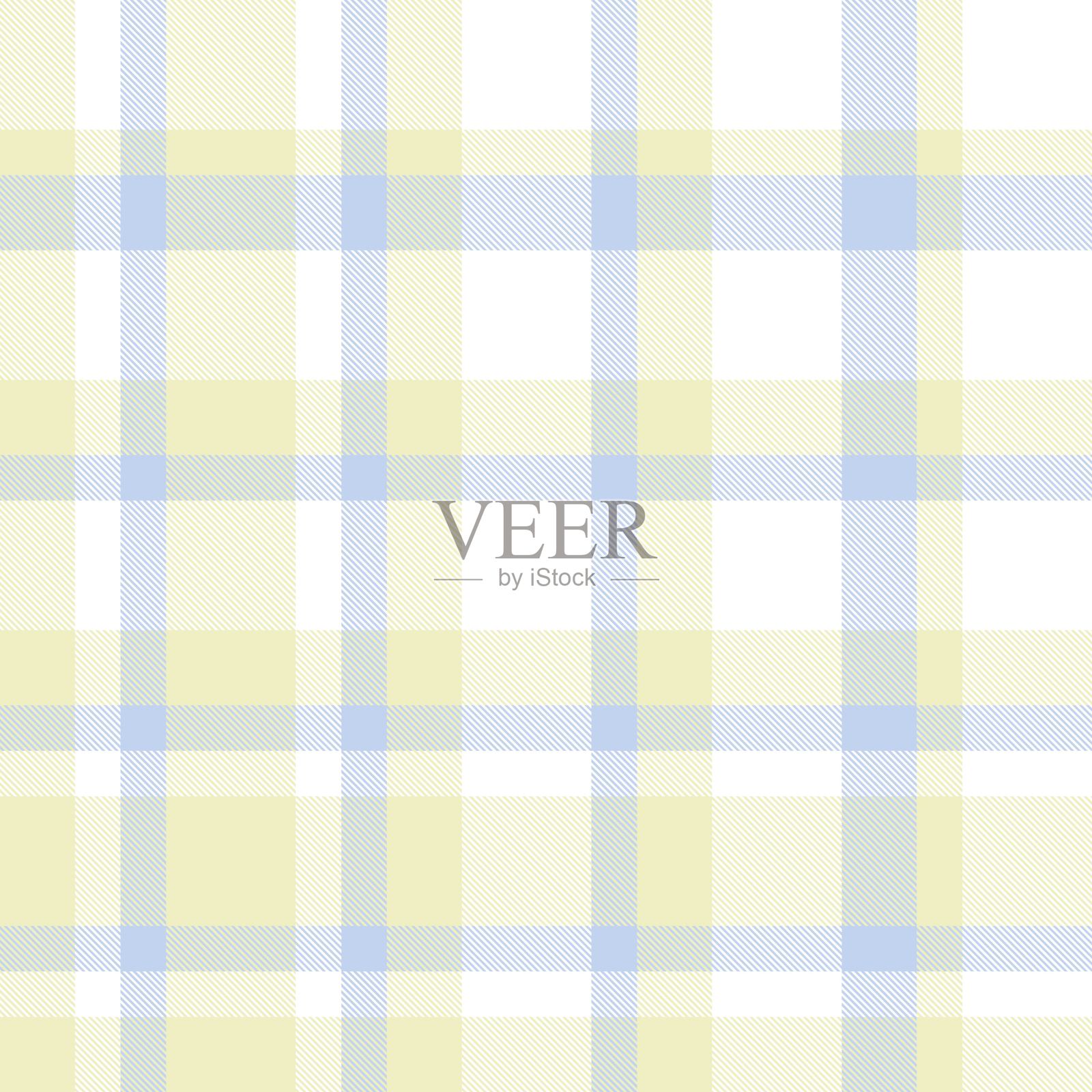 白色格子呢格子无缝图案插画图片素材