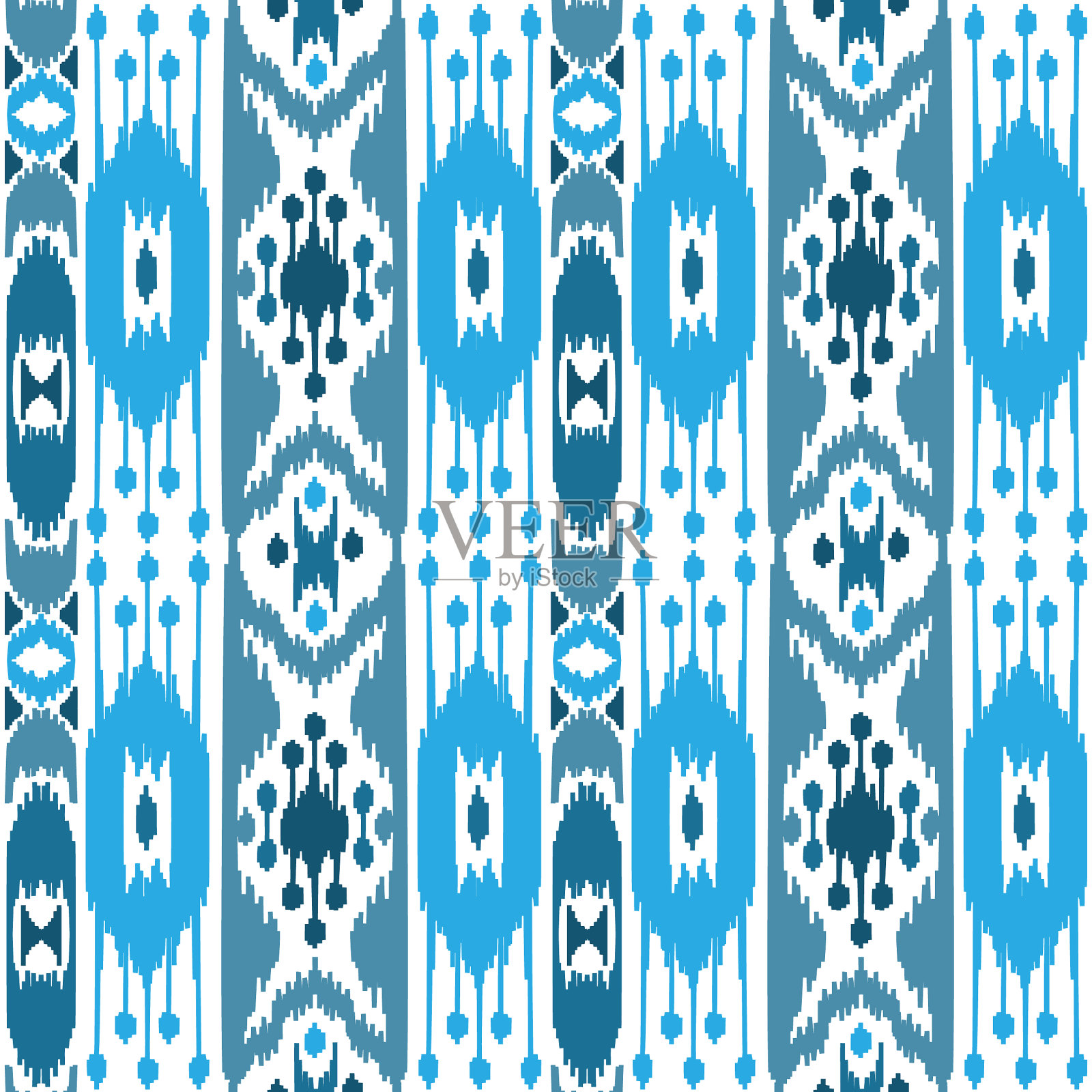 波西米亚粉无缝图案插画图片素材