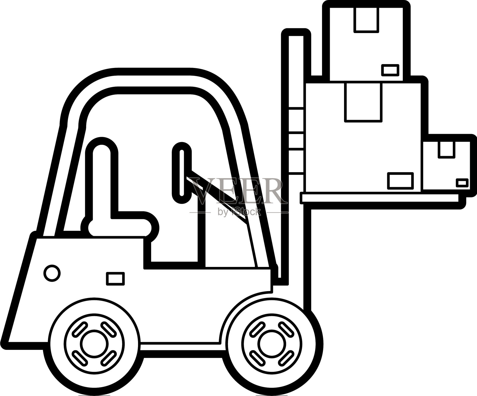 提升汽车插画图片素材