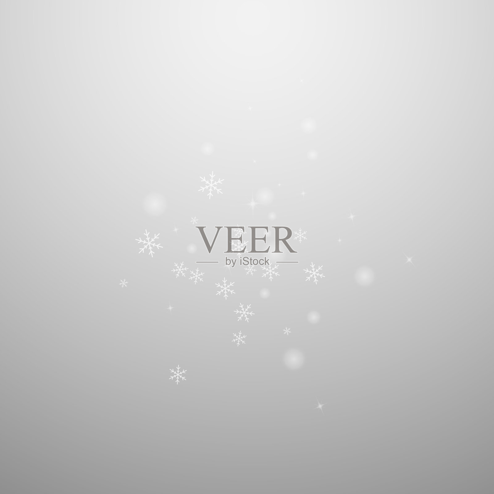 稀疏发光的雪花圣诞背景微妙的f插画图片素材