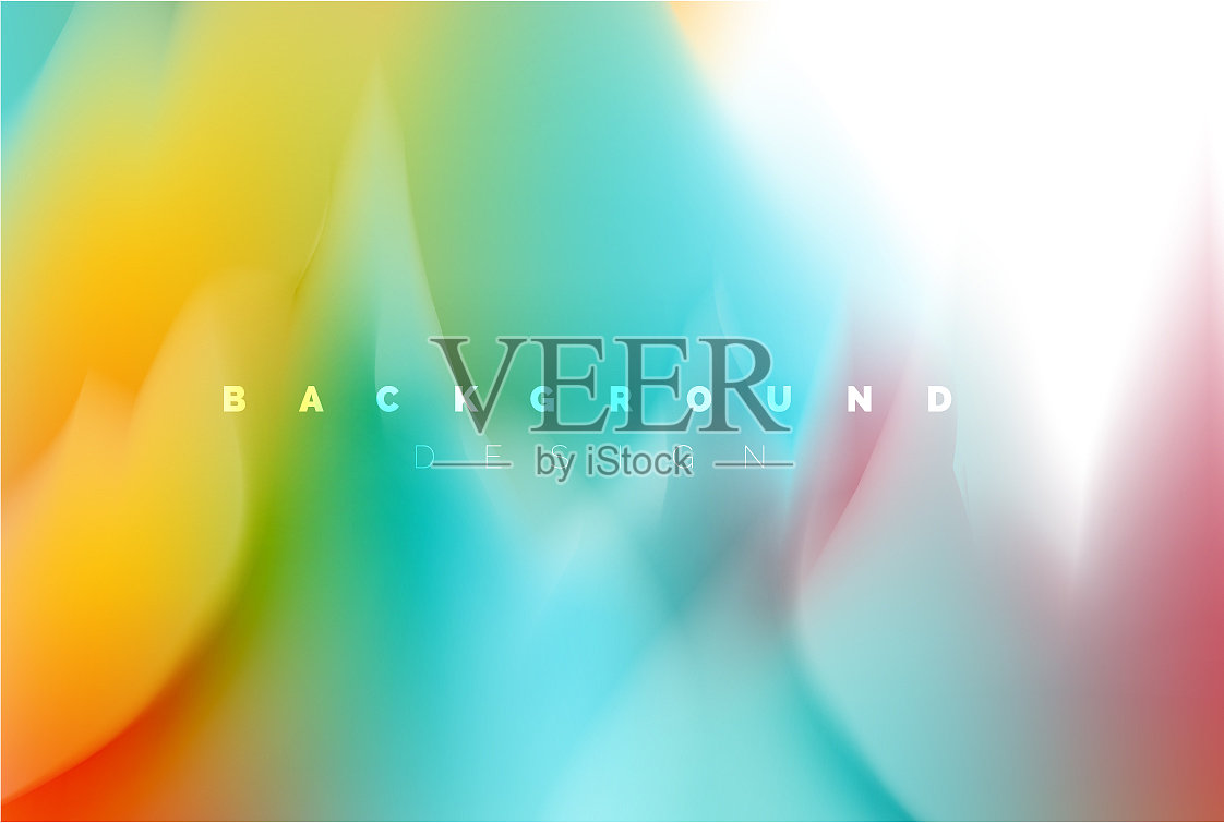 全息涂料爆炸设计流体色彩插画图片素材