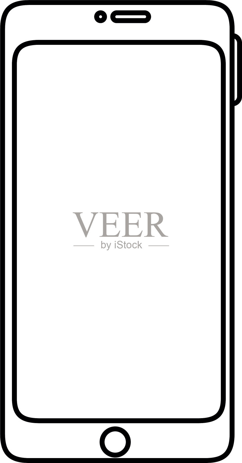 智能手机移动技术插画图片素材