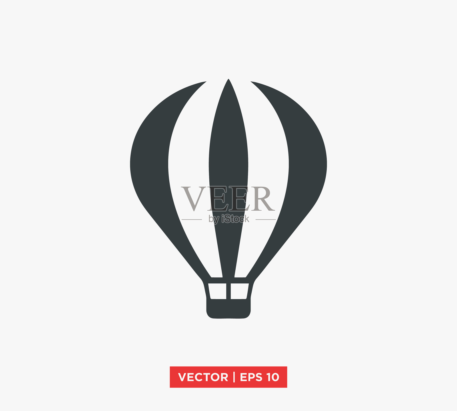 热气球图标插画图片素材