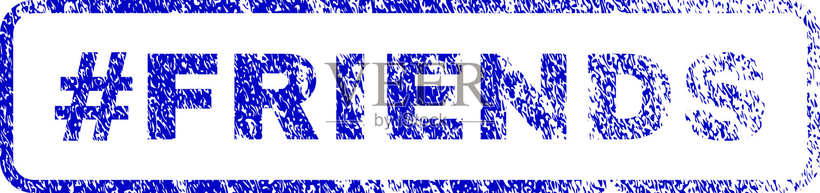 标签朋友橡皮图章插画图片素材