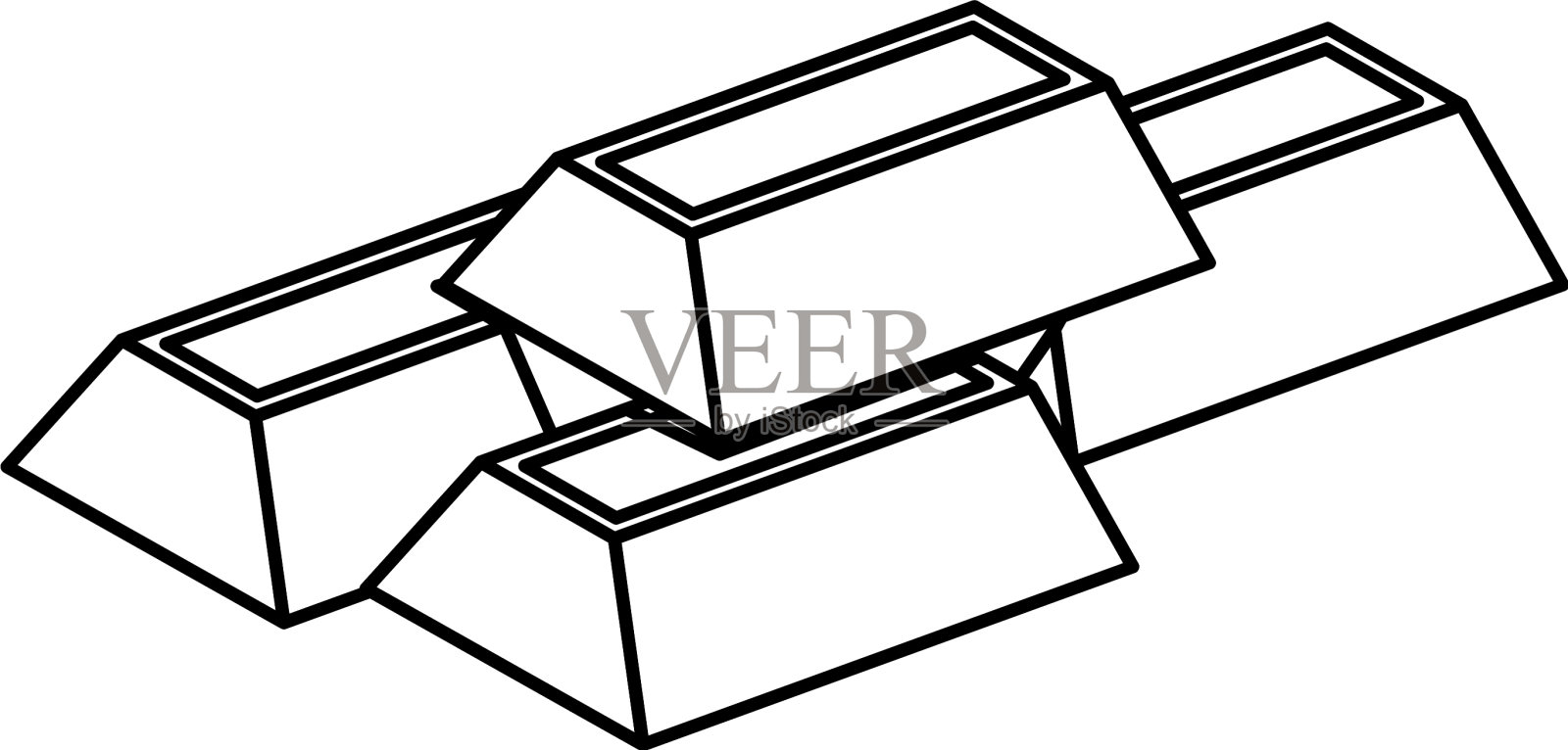 锭金条设计元素图片