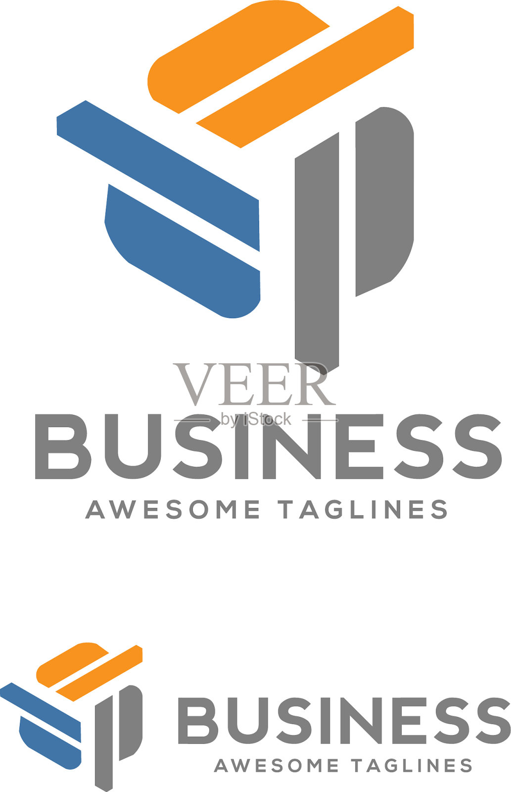 P字母技术triple P标志PPP日志插画图片素材