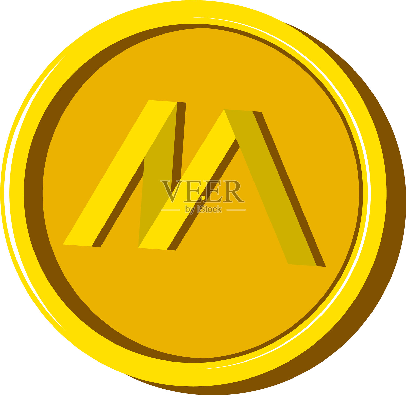 虚拟货币的货币插画图片素材