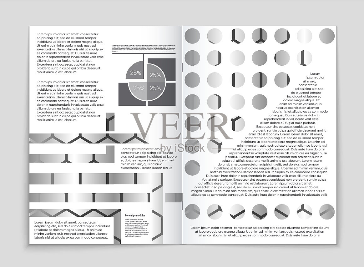 抽象布局的艺术背景设置插画图片素材