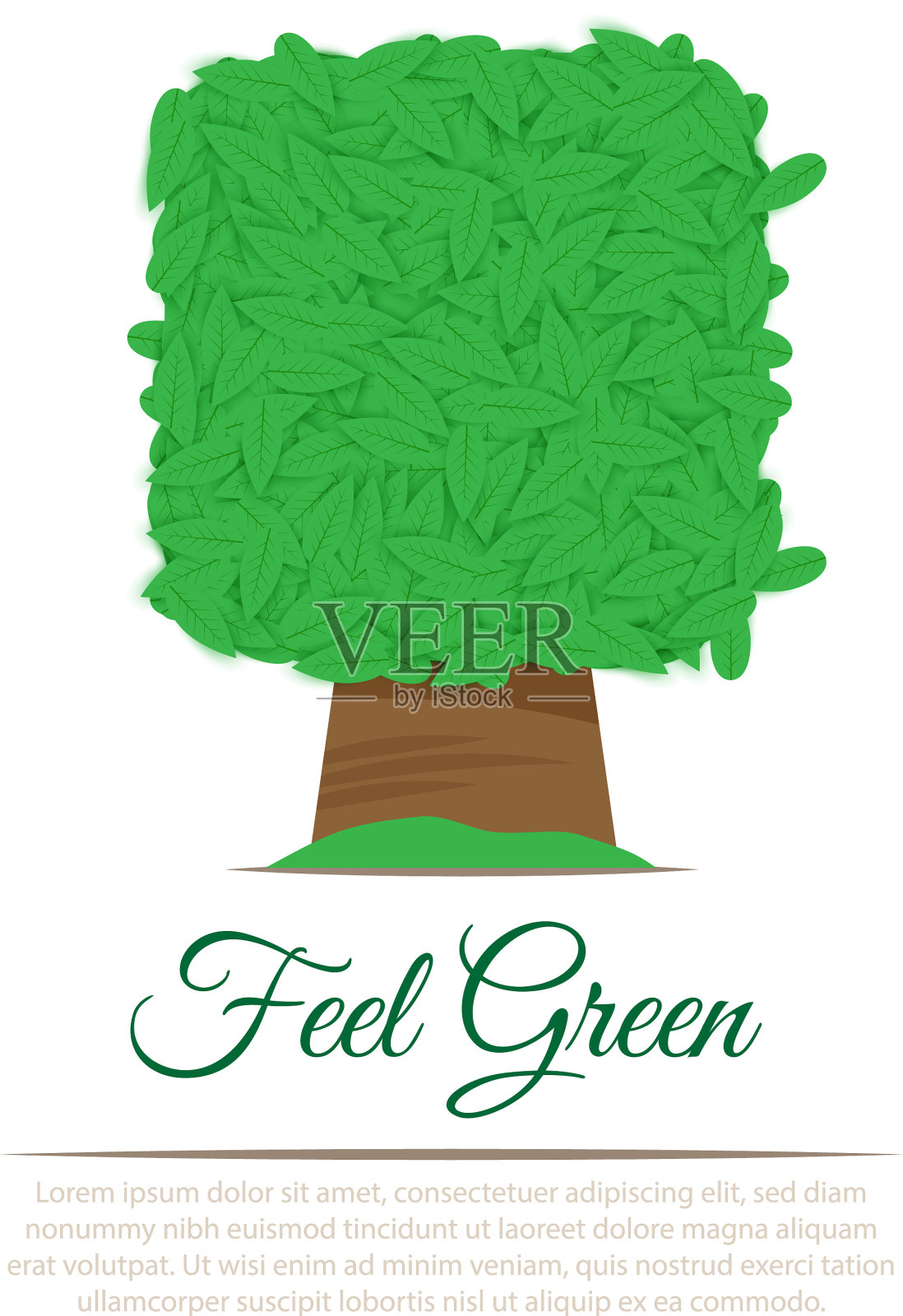 园艺服务标志插画图片素材