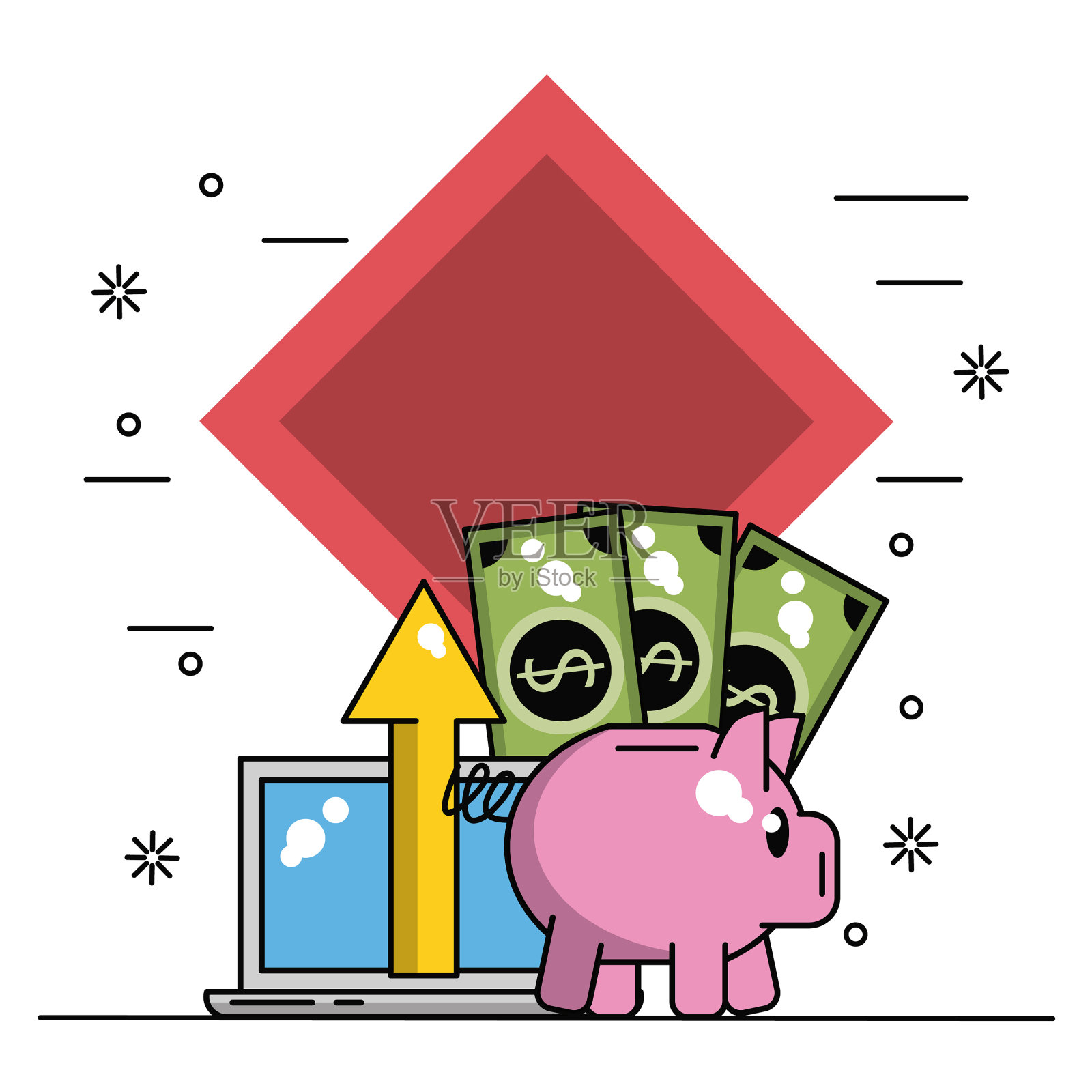 业务和技术插画图片素材