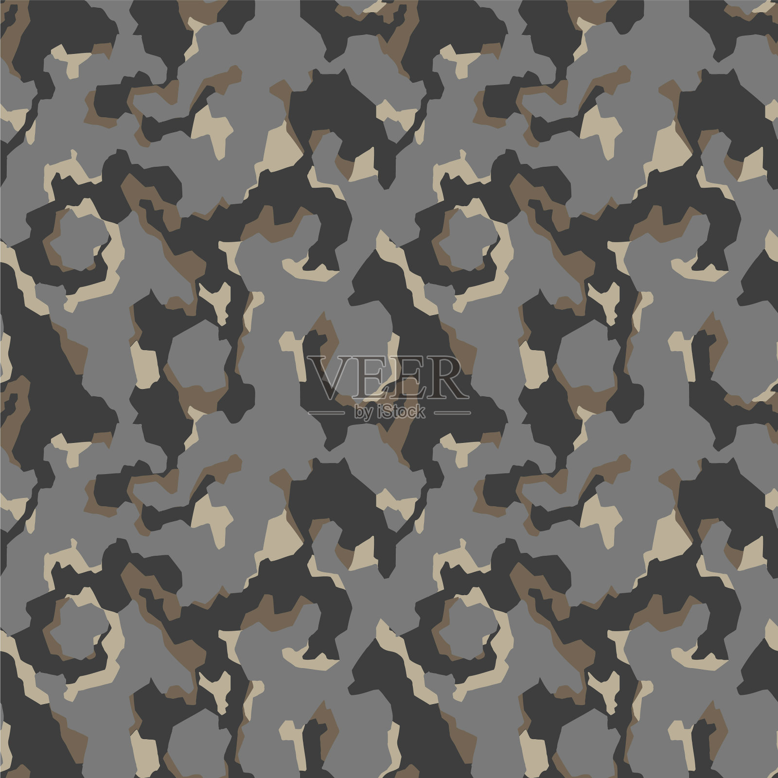 伪装图案无缝军用背景插画图片素材