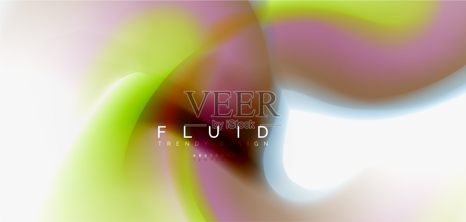 流体流动波抽象背景插画图片素材