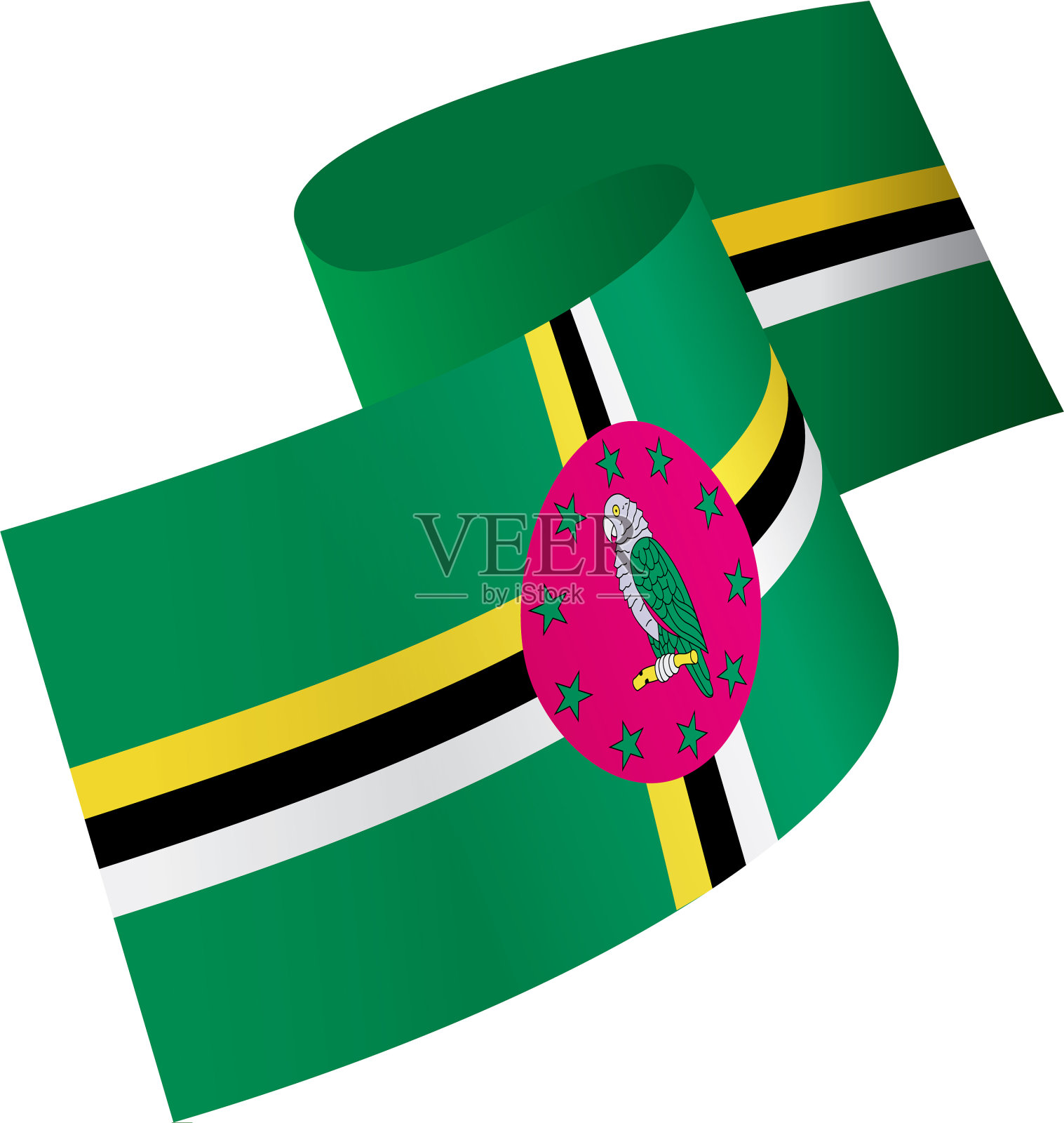 多米尼加国旗设计元素图片