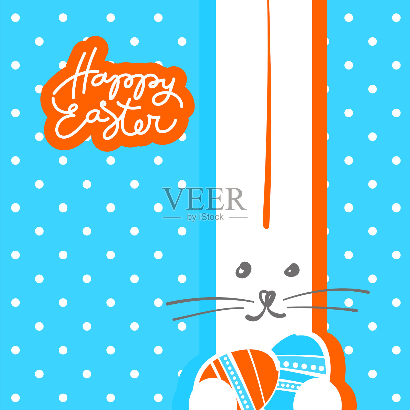 复活节快乐模板插画图片素材