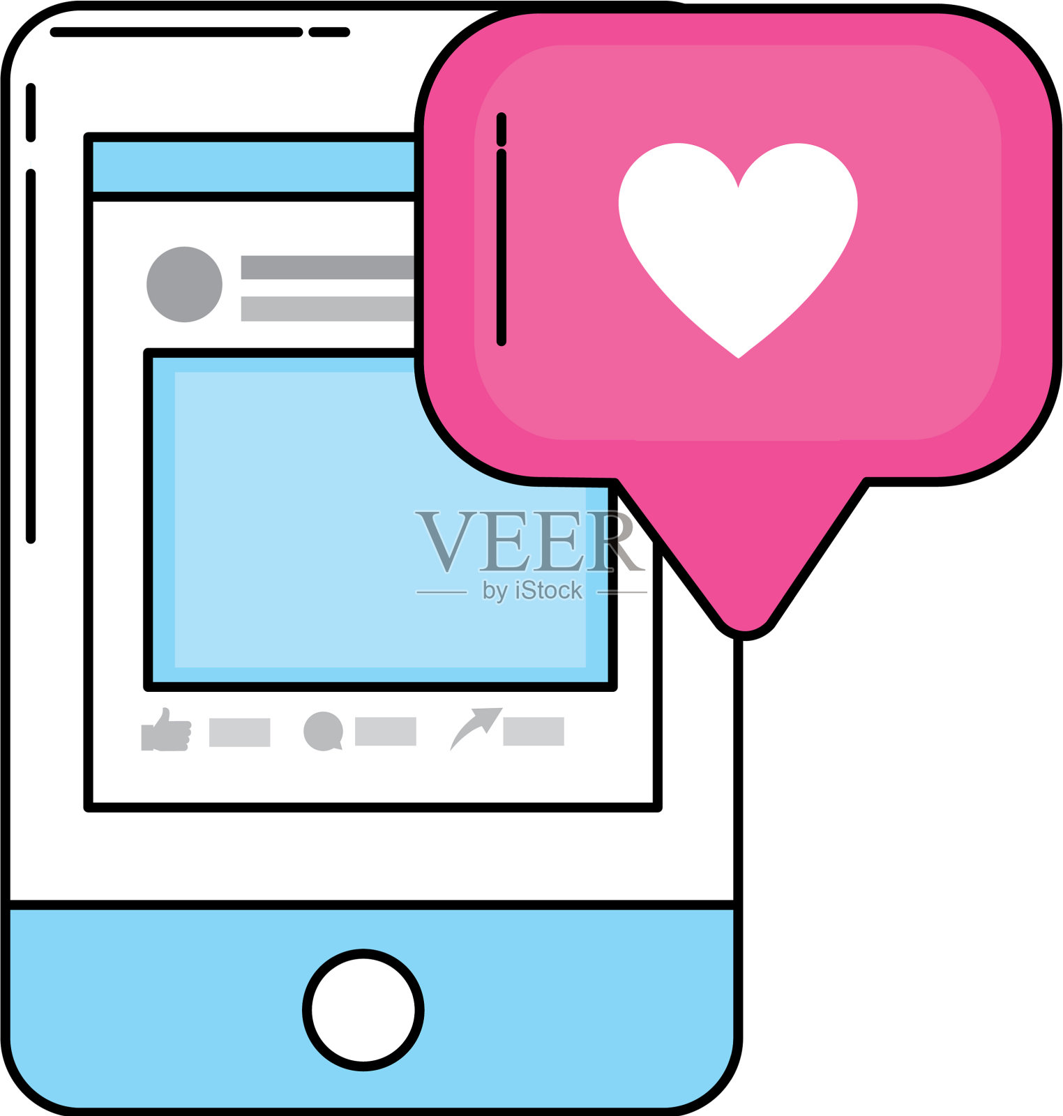 社交网络技术图标素材