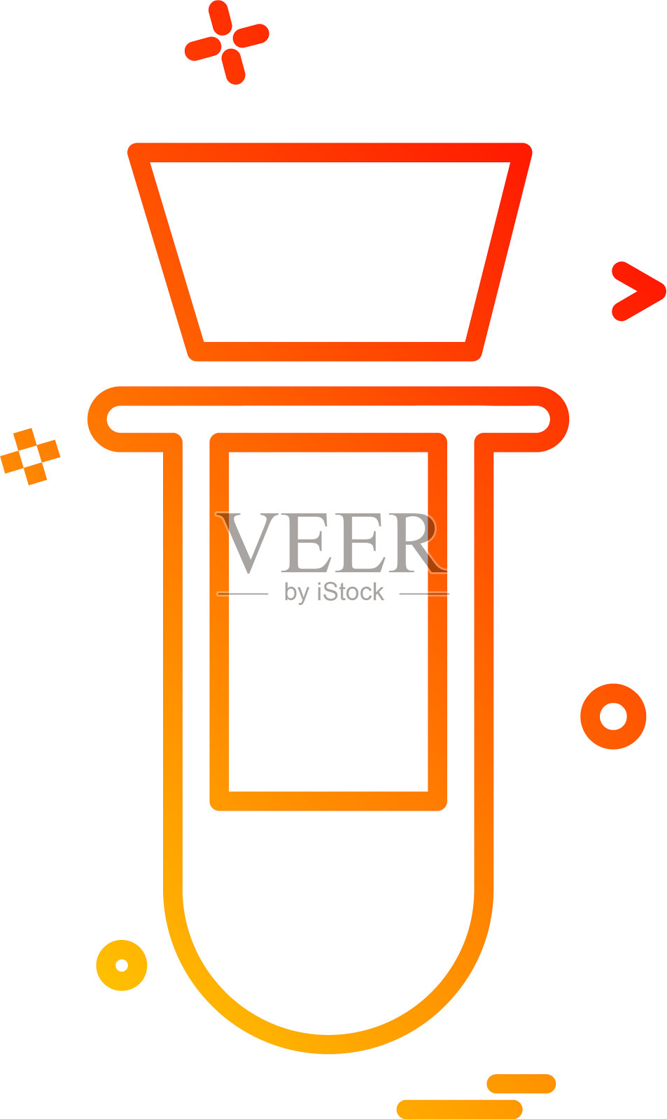 生物化学实验科学试管插画图片素材